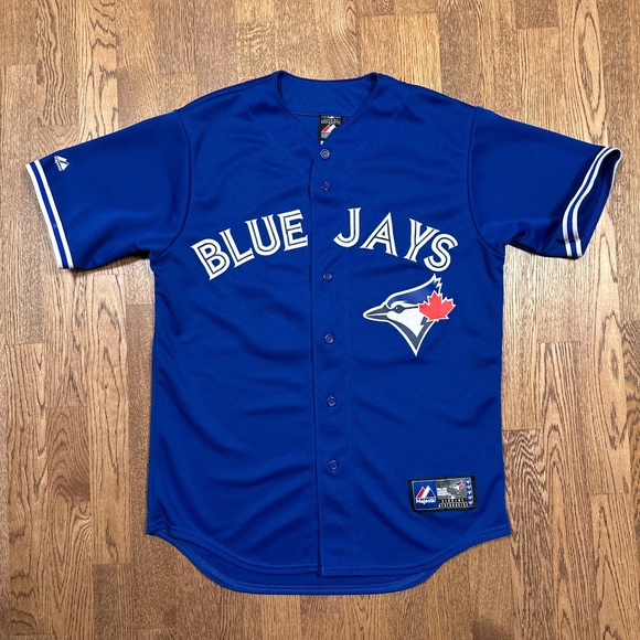 Vintage Y2K Majestic Toronto Blue Jays Josh Johnson 55 Baseball Jersey Mens M - Picture 2 of 11